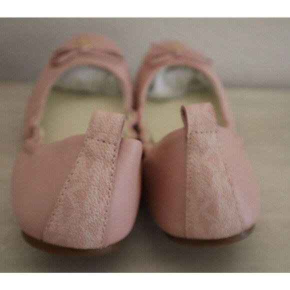 Michael Kors ME22A Women's Sz 7.5M Rose Pink Juliette Slip-On Flats Shoes - Picture 9 of 10